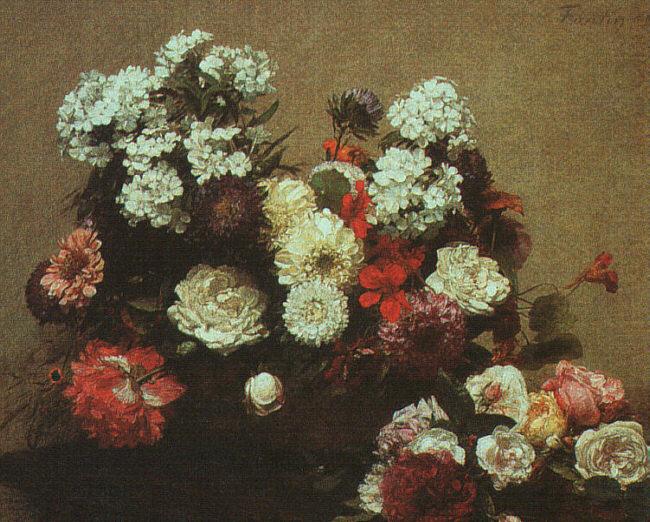 Still Life with Flowers  2, Henri Fantin-Latour